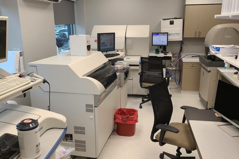blood test laboratory